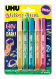 Glitter Glue Glow in the Dark