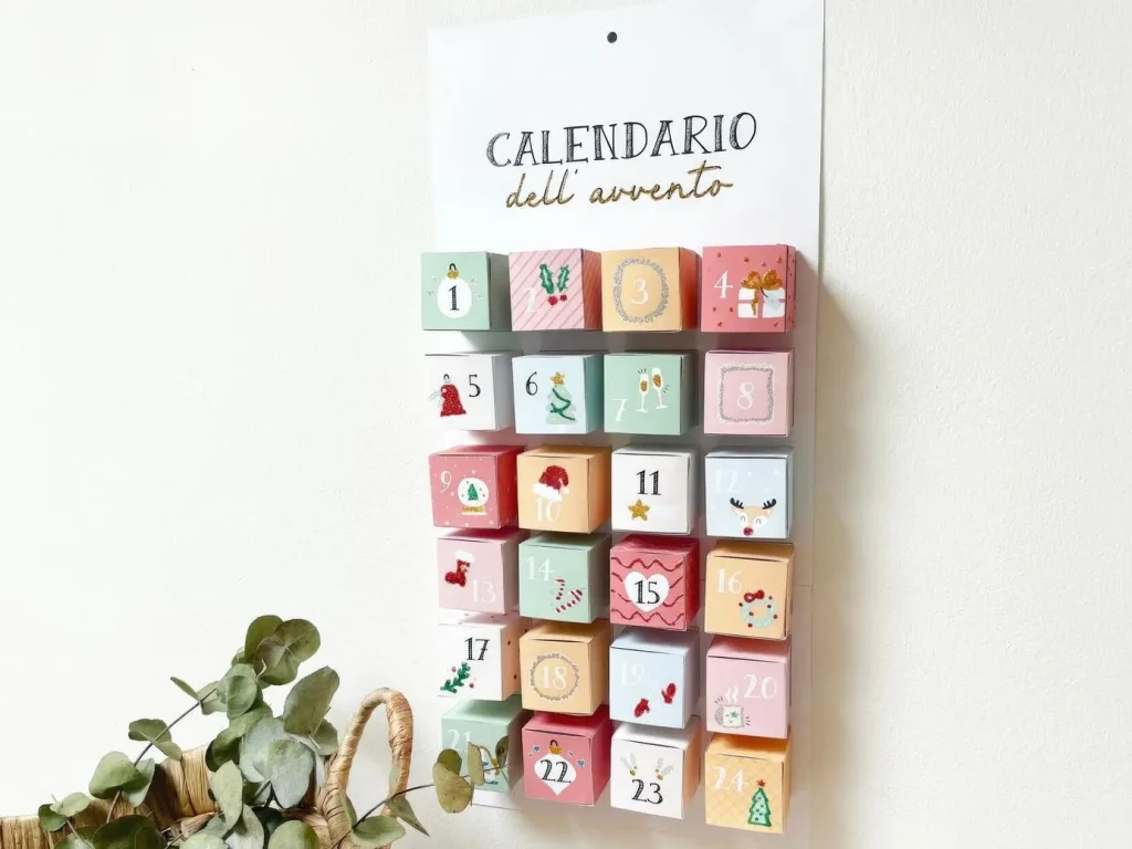 Il Calendario dell’Avvento da stampare e decorare