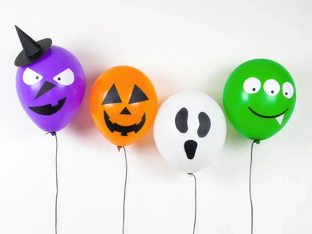 Palloncini decorati a tema Halloween